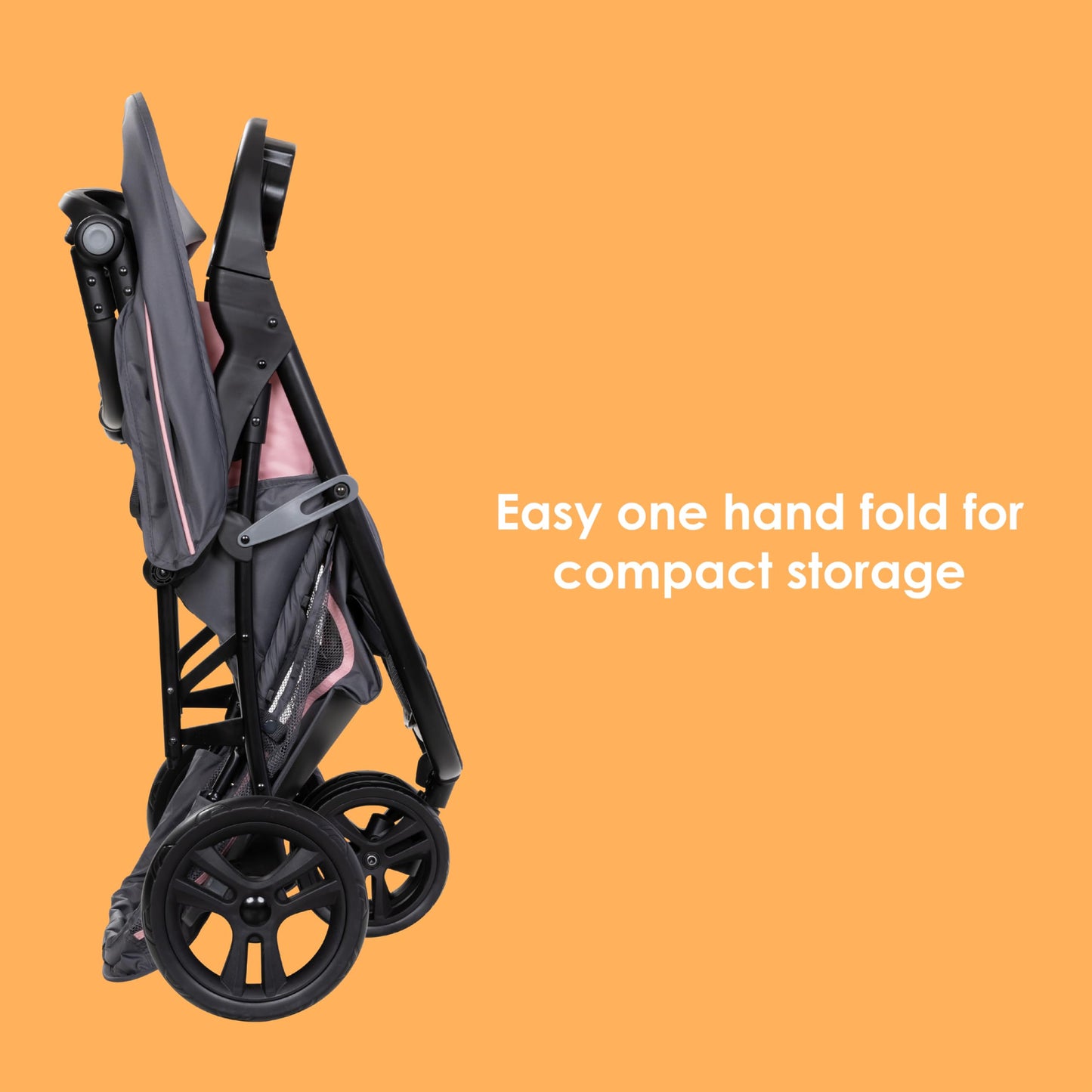 Baby Trend EZ Ride Travel System with EZ-Lift Car Seat – Dash Pink