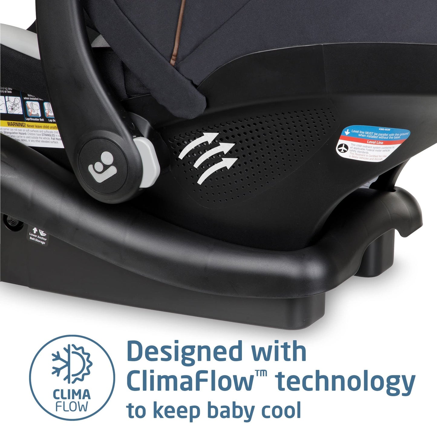 Maxi-Cosi Mico Luxe Infant Car Seat with Base | 4–30 lbs – Midnight Glow