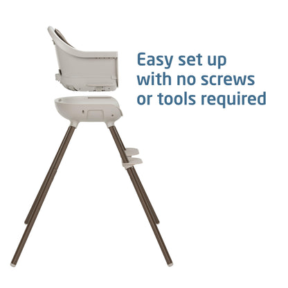 Maxi-Cosi Moa 8-in-1 Convertible High Chair, Truffle