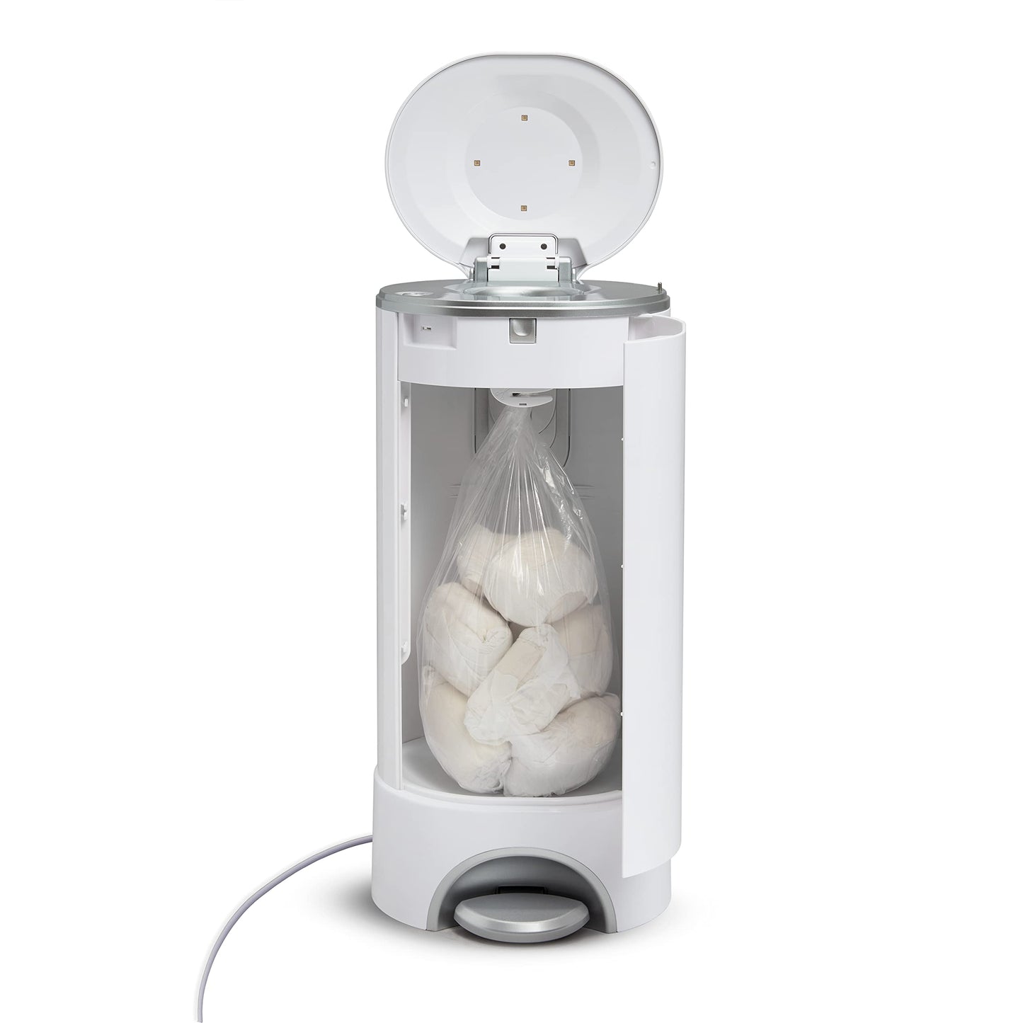 Munchkin UV Diaper Pail with Odor Control & Self-Sealing System