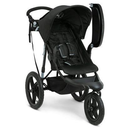 Delta Children Apollo Jogging Stroller – Car Seat Compatible, Black