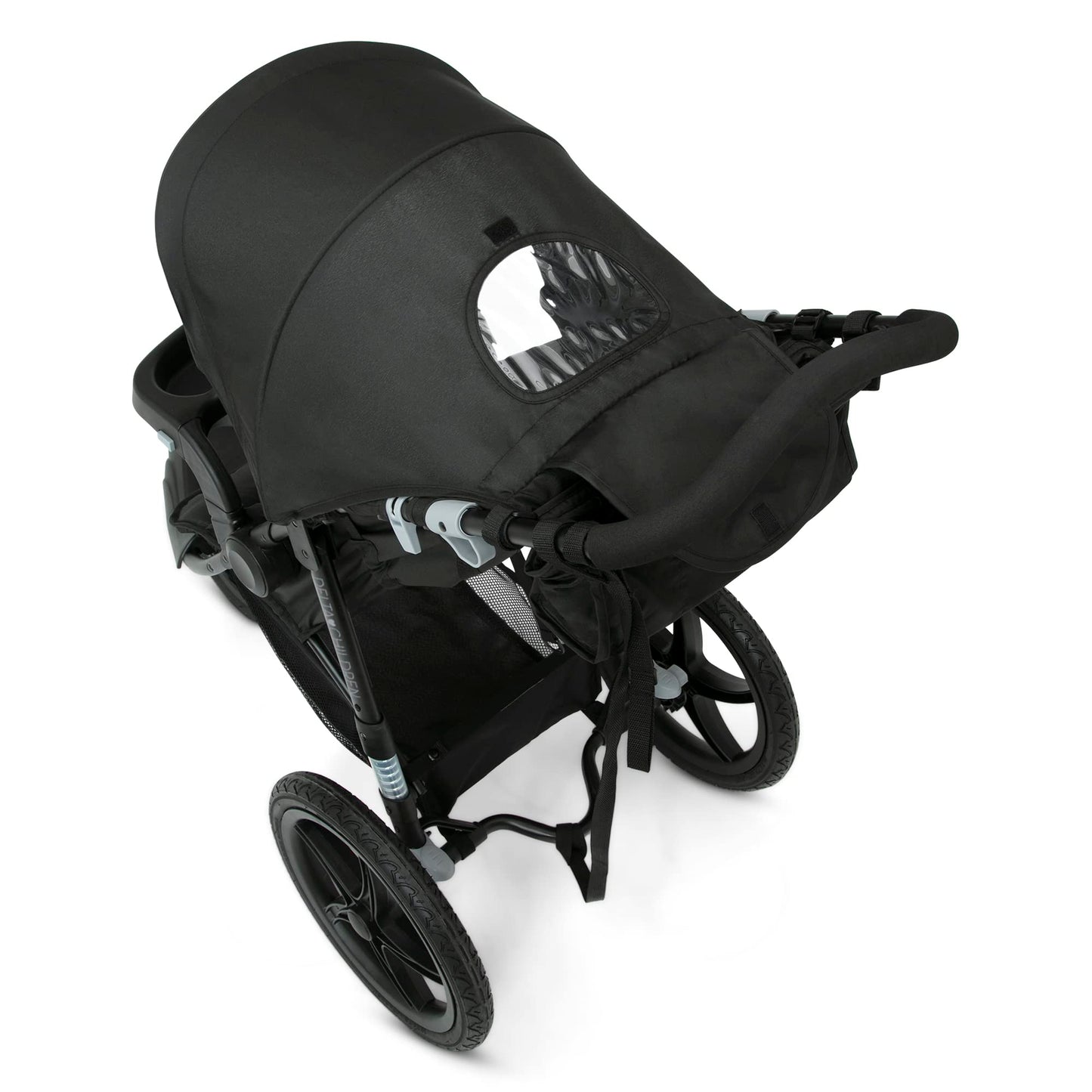 Delta Children Apollo Jogging Stroller – Car Seat Compatible, Black