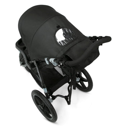 Delta Children Apollo Jogging Stroller – Car Seat Compatible, Black