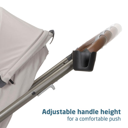 Maxi-Cosi Zelia 2 Luxe 5-in-1 Modular Travel System, New Hope Tan