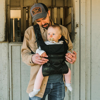 Tactical Baby Gear MOLLE Baby Carrier for Dads, Black