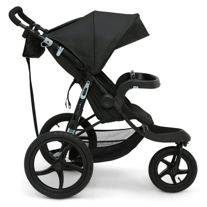 Delta Children Apollo Jogging Stroller – Car Seat Compatible, Black