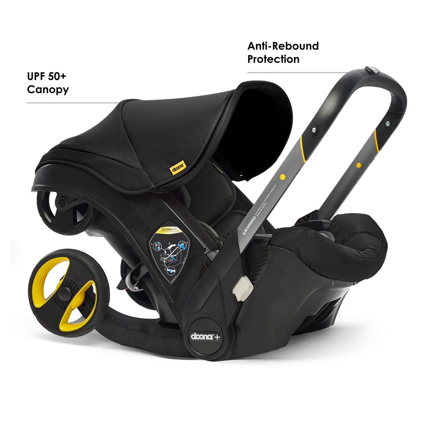 Doona Car Seat & Stroller All-in-One Travel System – Nitro Black
