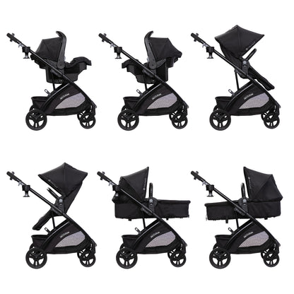 Baby Trend Passport Switch 6-in-1 Travel System – Dash Black