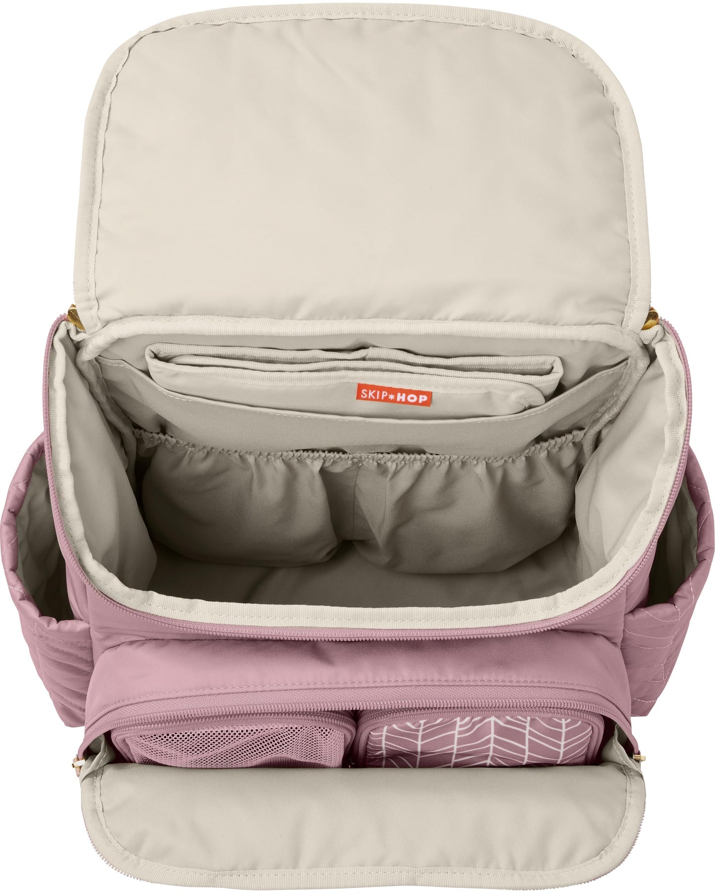 Skip Hop Forma Diaper Bag Backpack with Changing Pad, Mauve Mist