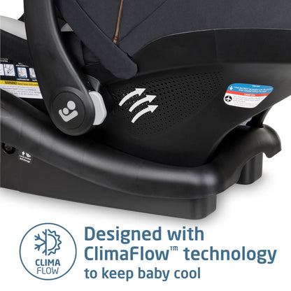 Maxi-Cosi Mico Luxe Infant Car Seat with Base | 4–30 lbs – Midnight Glow
