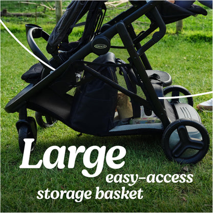 Graco Ready2Grow 2.0 Double Stroller for Twins & Siblings – Rafa