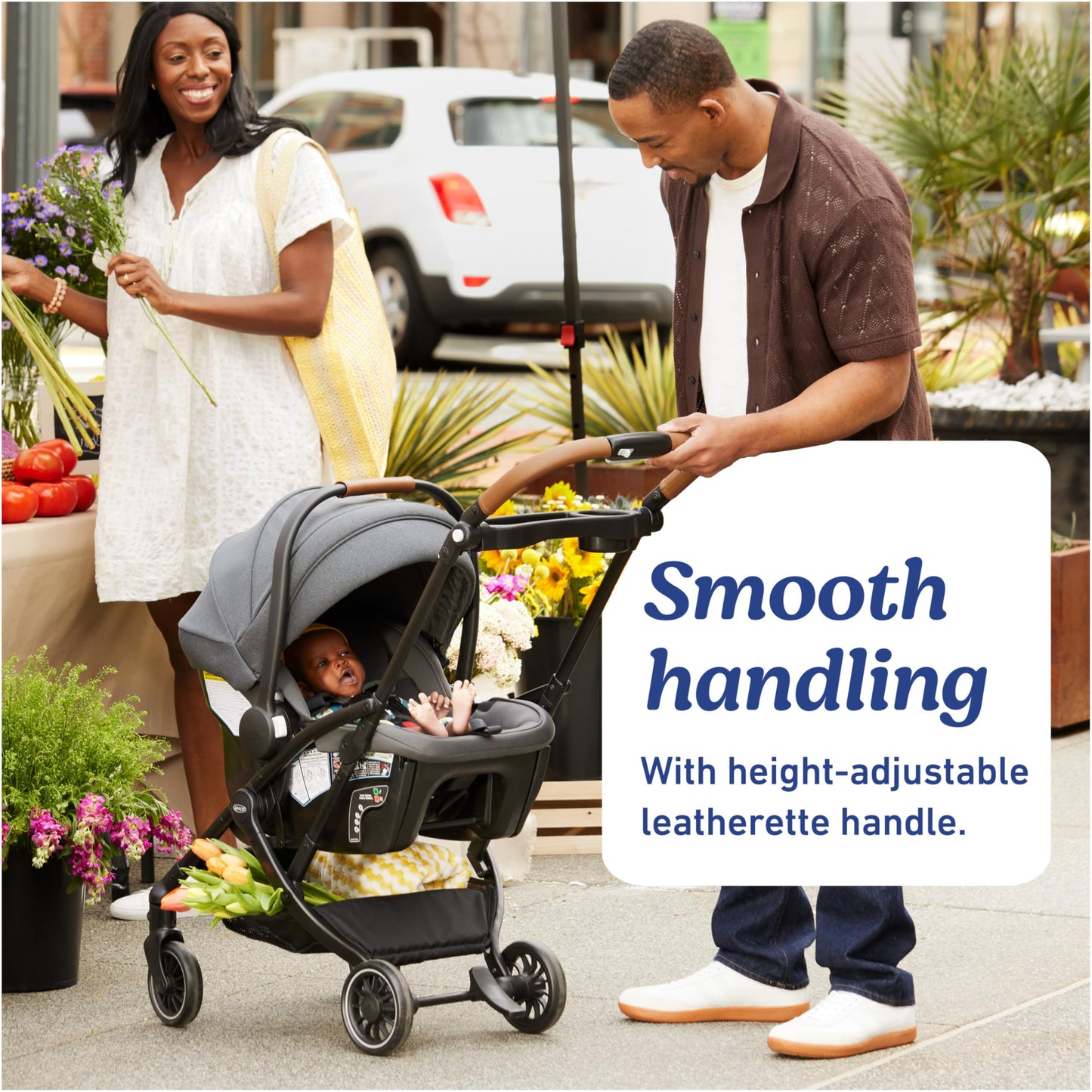 Graco GoMax Lightweight Stroller Frame | Fits All Graco Car Seats