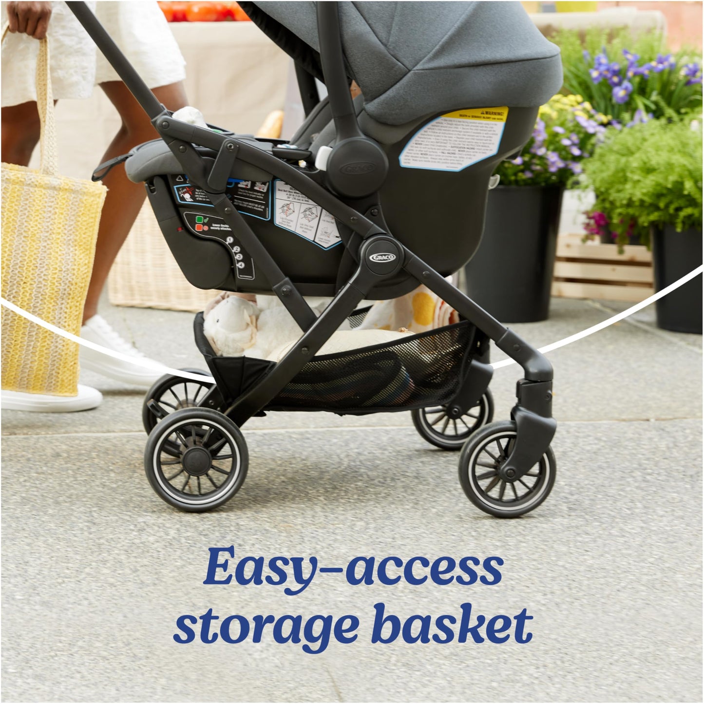 Graco GoMax Lightweight Stroller Frame | Fits All Graco Car Seats