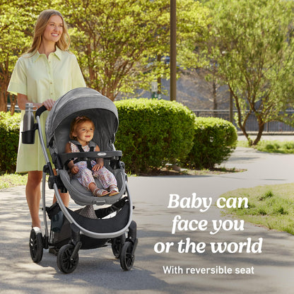 Graco Modes Pramette Travel System with SnugRide Car Seat – Ellington