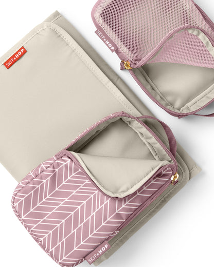 Skip Hop Forma Diaper Bag Backpack with Changing Pad, Mauve Mist